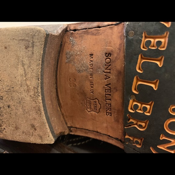 Sonja Vellere Embroidered Floral Leather Boots - Picture 5 of 8